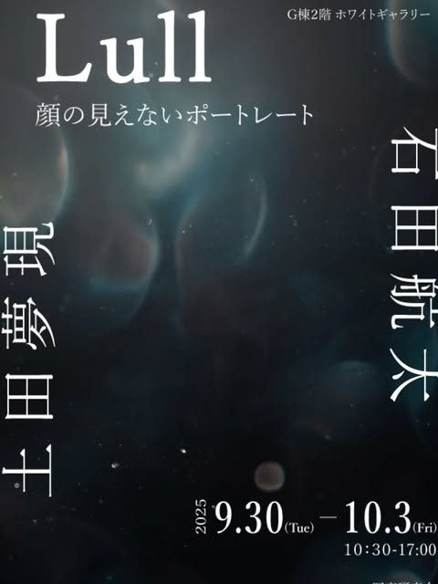 「Lull 顔の見えないポートレート」のポスター